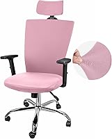 Vista 8 de Lounsweer 3 Piezas Funda para Silla de Oficina Funda para Silla de Escritorio con Ruedas Fundas para Gaming Protector Elástico Lavable Fundas