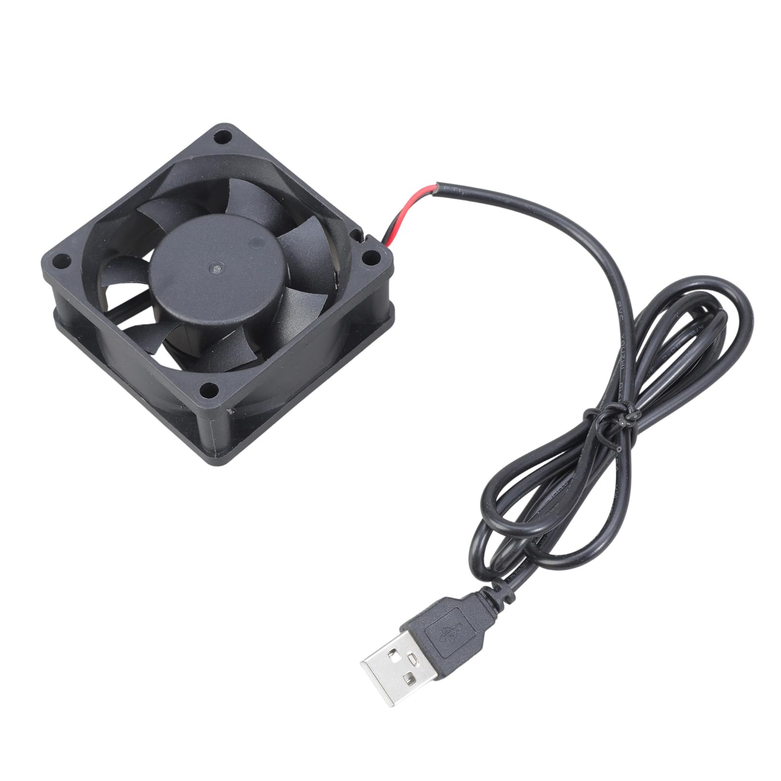 NRVTRE Router Cooling Fan Cooling HDTV Box Quiet 5V USB Power 60MM Fan Protective Net for Router Modem HDTV Box