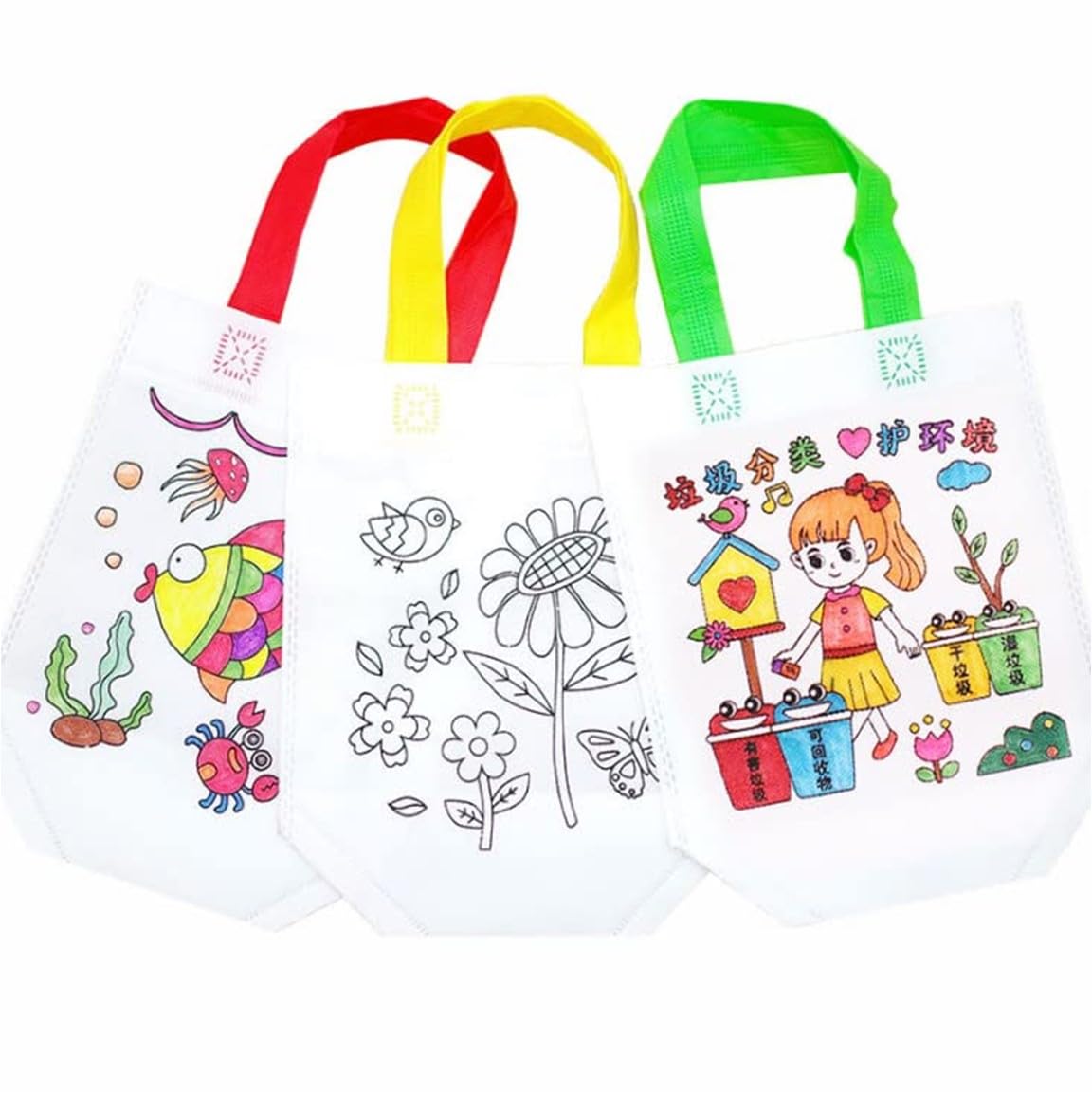 SRZ Reusable Non-Woven Colouring Bags for Painting Gift Bags for Kids Colouring bag Kids Party Bags Birthday Return Gifts for kids ( Pack of 24) (B0CL3JKJ8Z) Amazon Price History, Amazon Price Tracker