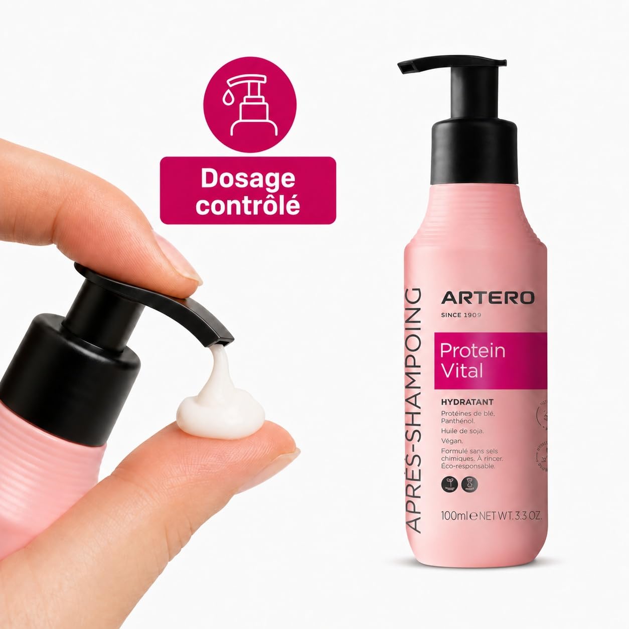 Après-shampooing pour Chiens et Chats Portein Vital d’Artero