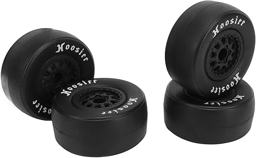 Miniatura 6 de KENANLAN Neumáticos de coche RC 110, 4 unidades, ruedas hexagonales de 0.472 in y neumáticos de automóvil a control remoto, neumáticos de goma con