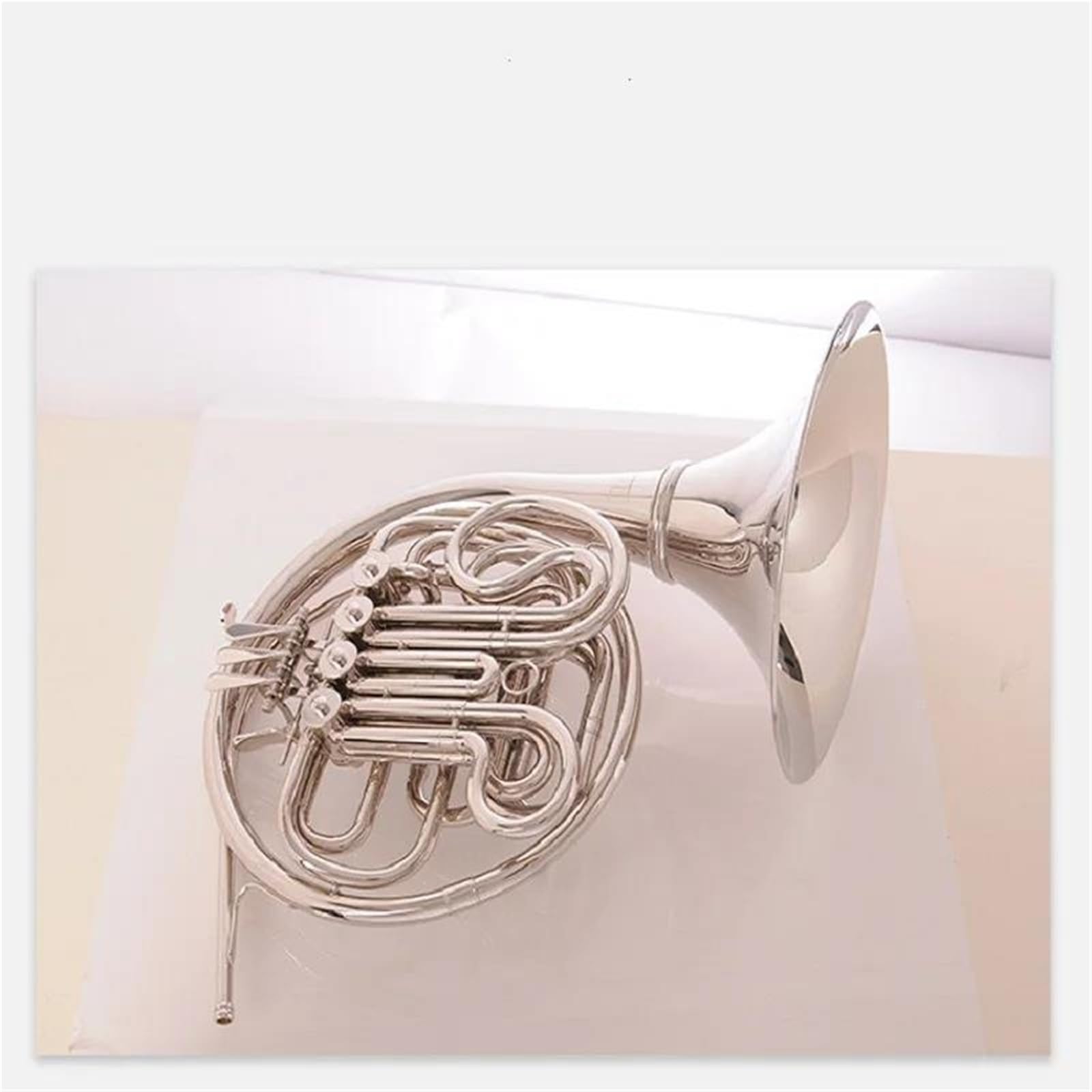 Cor D'harmonie Débutants Cor Français BF À Quatre Clés Couleur Nickelée Avec Embouchure