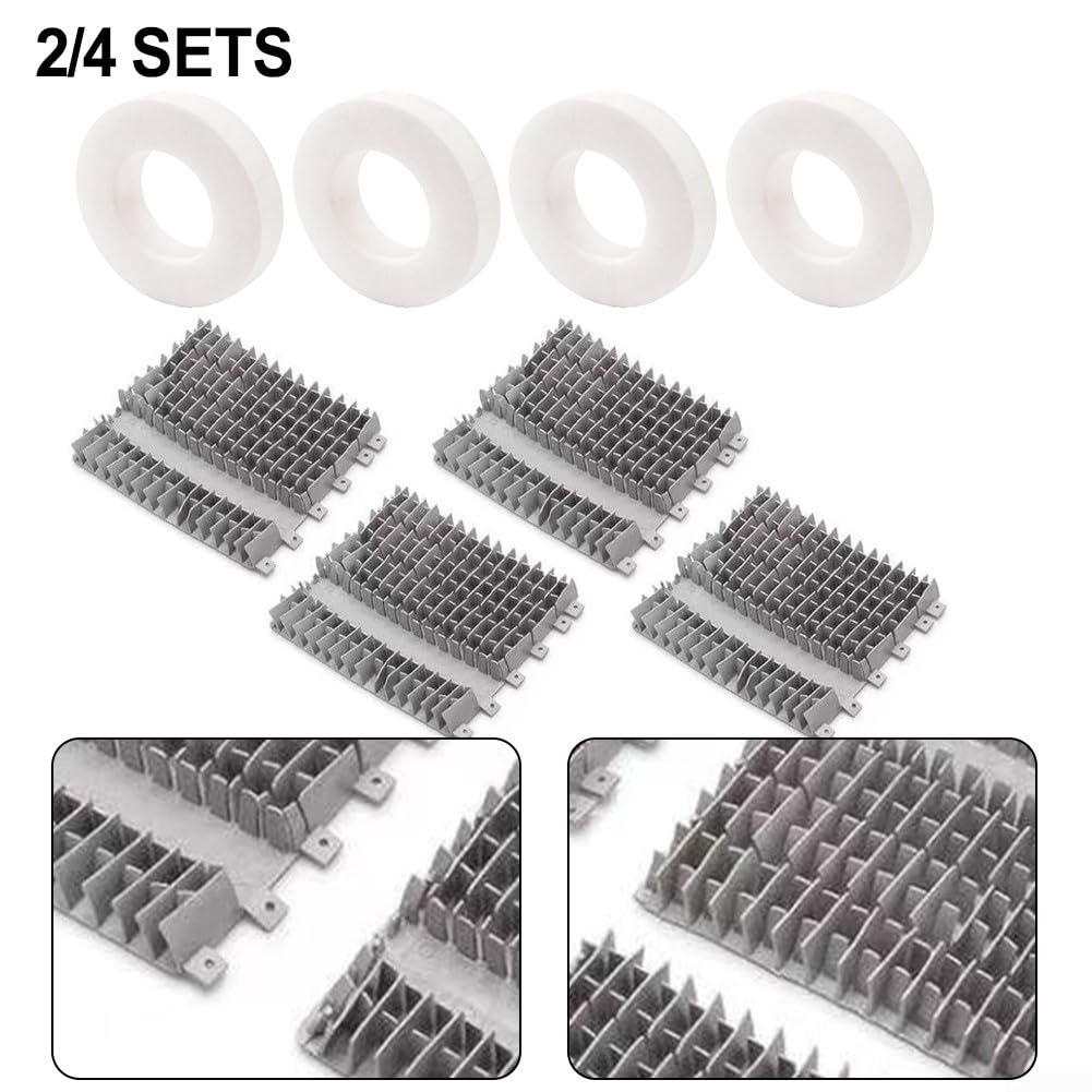 Kit de cepillo de escalada y anillos de repuesto para delfín para robots de piscina Triton Plus Dx5 Plus M400 para aumentar el rendimiento de limpieza en paredes y esquinas utilizando Pva robusto para