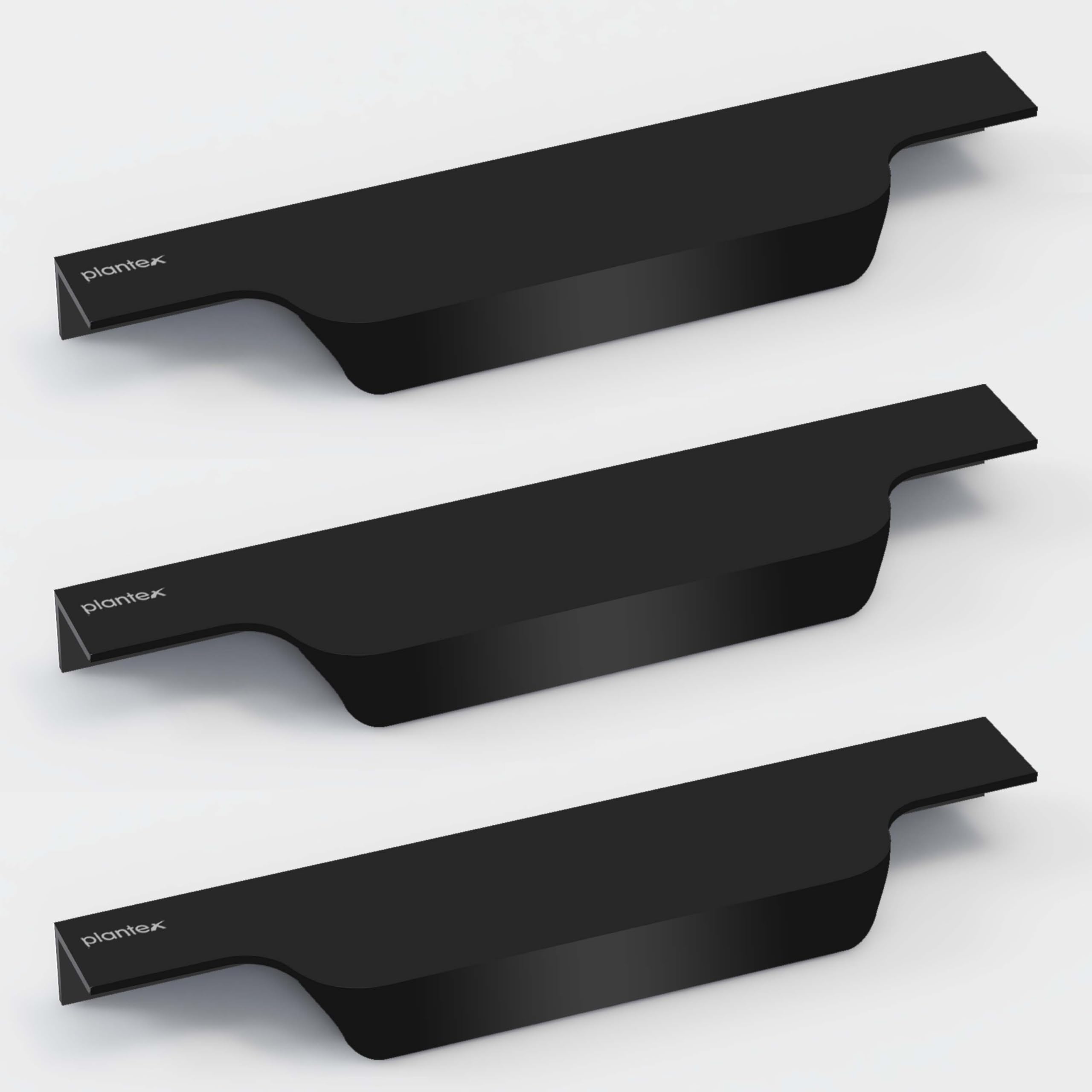 Plantex Profile Handle for Kitchen Cabinet/8 Inch Aluminium Drawer Profile Handle/Wardrobe Pull Handle for Home/Office/Hotel - Pack of 5 (Black) — Amazon image 16