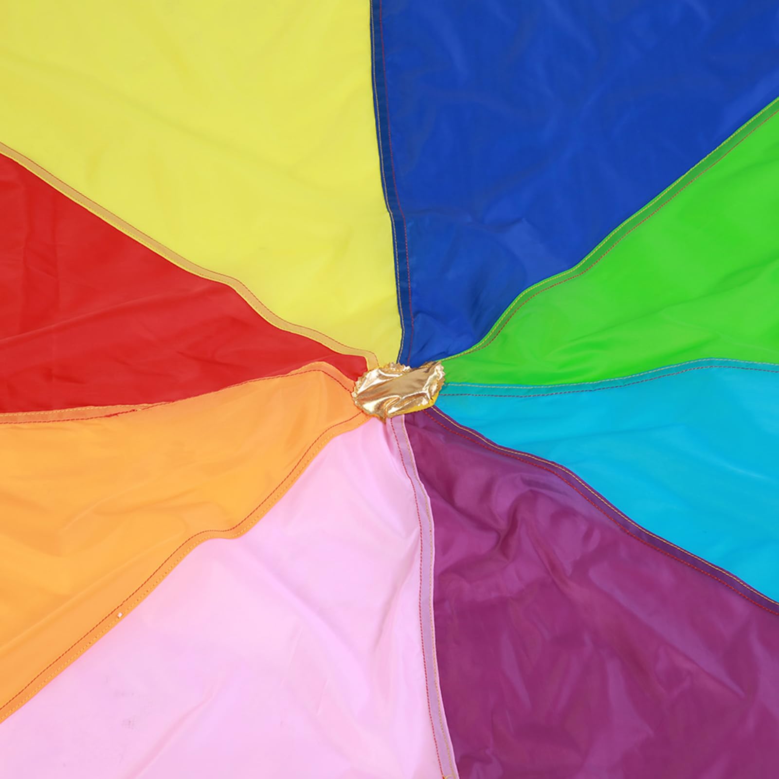 Mehrfarbiger Regenbogen-Fallschirm für – 6 M Langes Outdoor-Spiel für Verbesserte Teamarbeit und Körperliche Entwicklung – Langlebiges Oxford-Stoff-Spielspielzeug für (3 Meter / 9,84 Fuß)