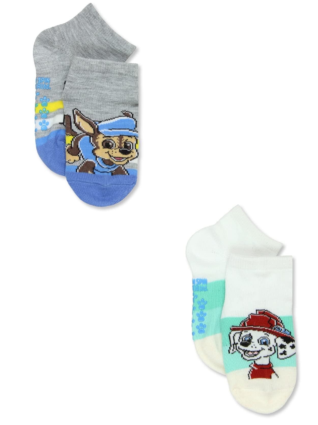 Nickelodeon Paw Patrol Pups Jungen Kleinkind 6er-Pack Gripper Quarter Socken