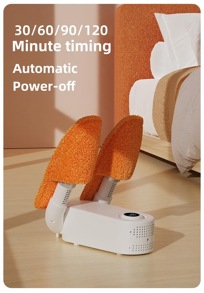 Schuhtrockner -48 °C Konstante Temperatur, Flammhemmend, Geeignet zum Trocknen Verschiedener Gegenstände, Unverzichtbar für Das Tägliche Leben(UK Plug Specifications)