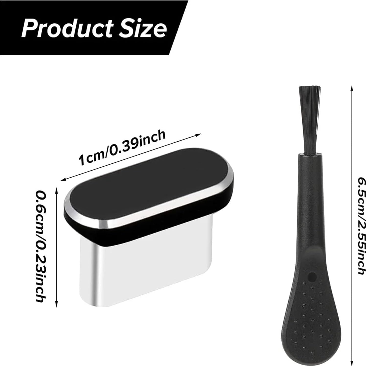 28Pcs USB C Dust Plug with Cleaning Brush Anti USB-C Cover Charging Port Caps for All Type Phone(Gold)