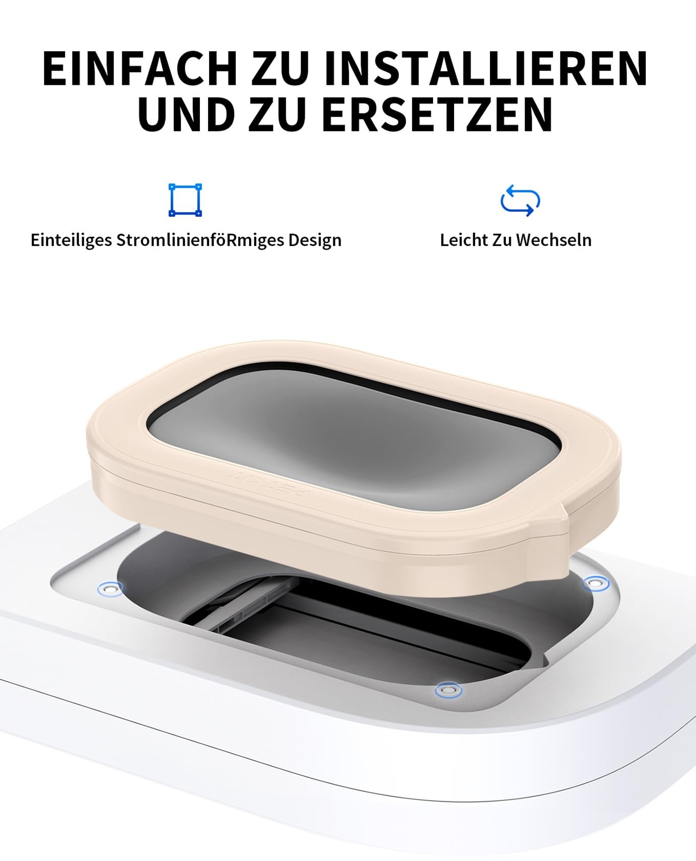 PETKIT Katzenstreu-Beutel, für PUROBOT ULTRA Selbstreinigende Katzentoiletten,4 Rollen, Große Kapazität, Müllbeutel für Selbstreinigende Katzentoiletten