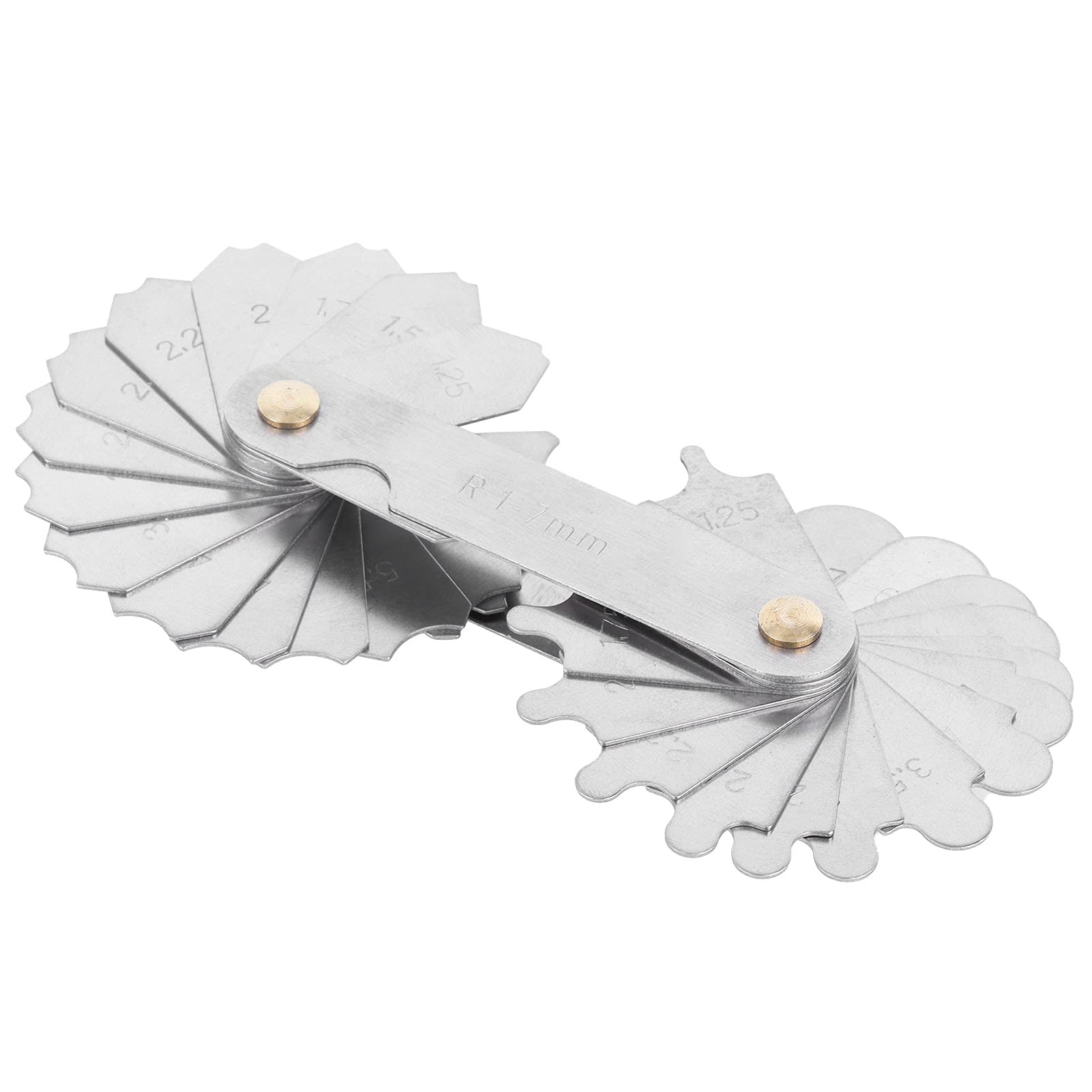 Radius Gauge, Alloy Steel Radius Gauge Radius Measuring Tool Sturdy For Concave And Convex Surfaces (R-15, 5-25mm) (B0BDFCDZDB) Amazon Price History, Amazon Price Tracker