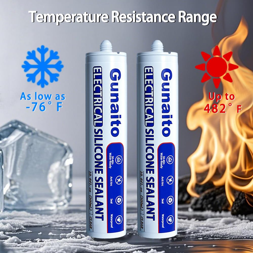 Amazon.com: GUNAITO Electronic Silicone Adhesive 10.6oz Clear