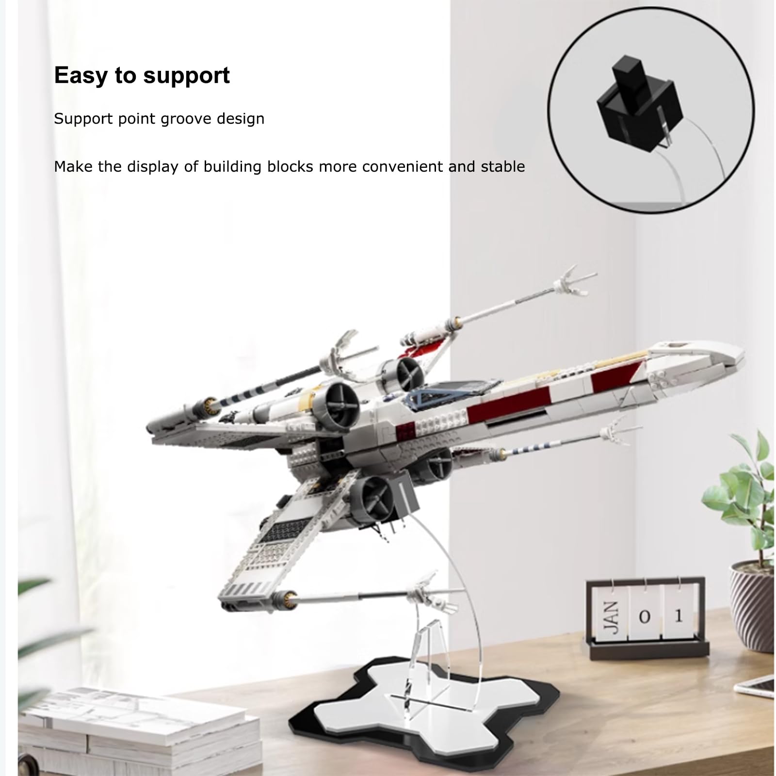 アクリルスタンドG Amazon.co.jp: レゴ75355用アクリルディスプレイスタンドX