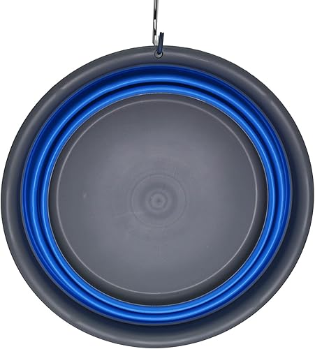 Miniatura 6 de SAMMART Tina plegable de 7.5 L (1.98 galones) - Tina plegable - Lavabo portátil - Bañera de plástico que ahorra espacio (grisazul)