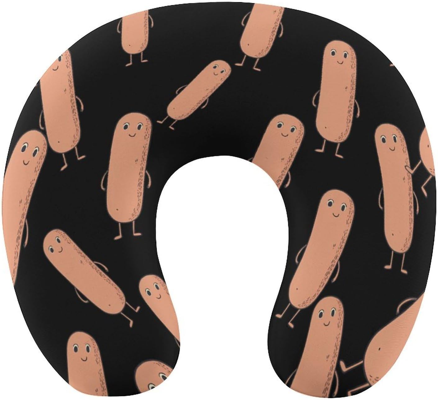 Sausage Memory Foam Pillows U Shaped Travel Neck Pillow
