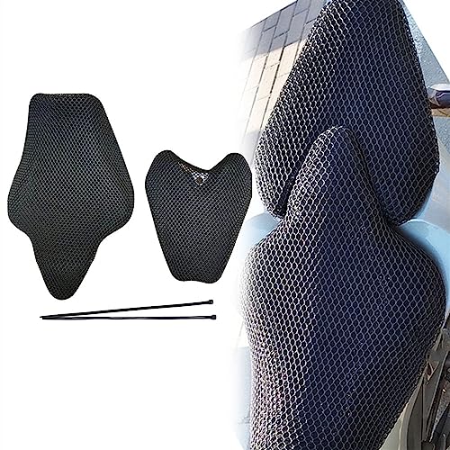 Coussin pour Kawasaki Z1000 antidérapant et respirant avec housse de protection de selle