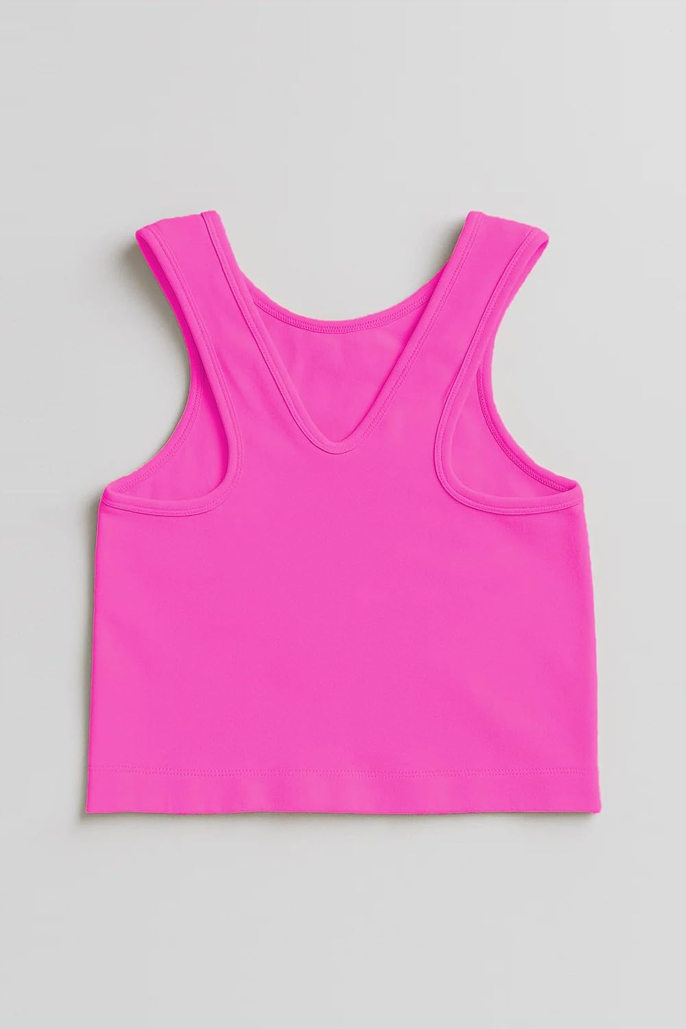 Kurve Premium Girls Seamless Supersoft Sleeveless Crop Tank Top - Stretchy Bra, UV UPF 50+ (Made in USA)