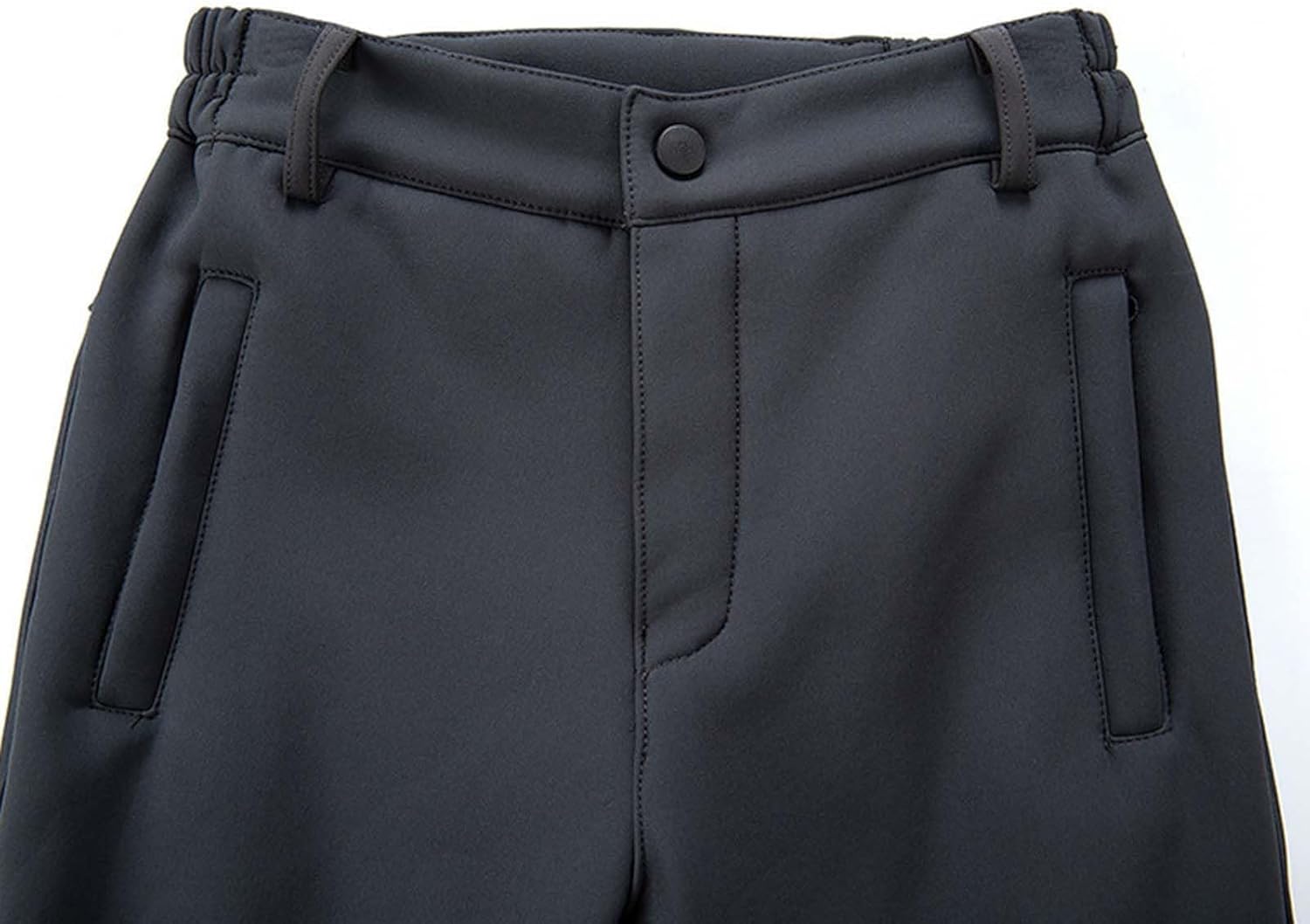 Snow Pants For Kids Girls Boys Warm Fleece Lined Snowboard Pant Windproof Insulated Hiking Softshell Trousers