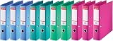 Esselte 624178 Ring Binders with Standard Spine 75 mm Pack of 10 Assorted Fashion - 1