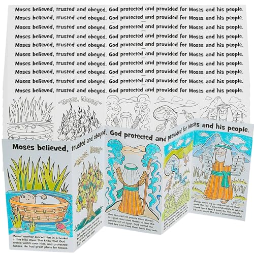 Fun Express Color Your Own Moses Story - Crafts for