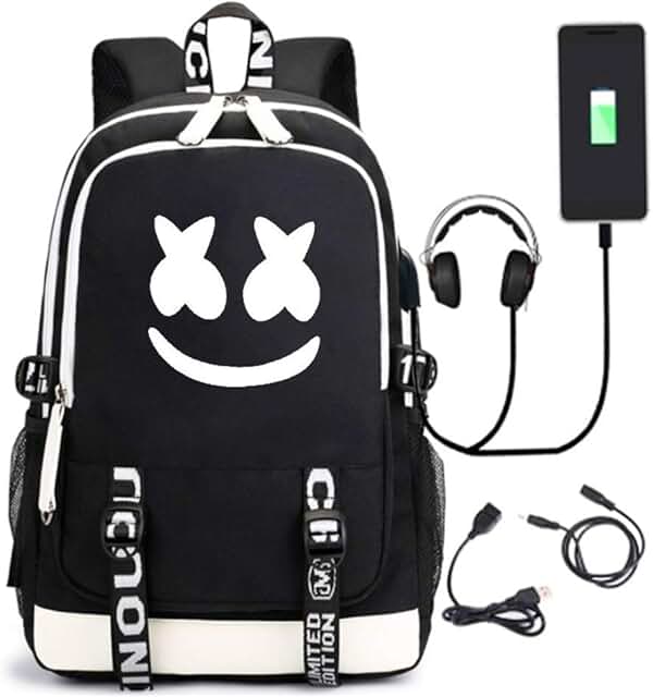 Amazon.co.uk marshmello backpack