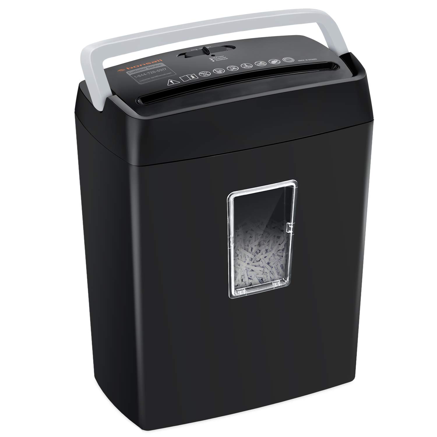 Buy Bonsaii 6Sheet CrossCut Paper Shredder, P3 High Security Level