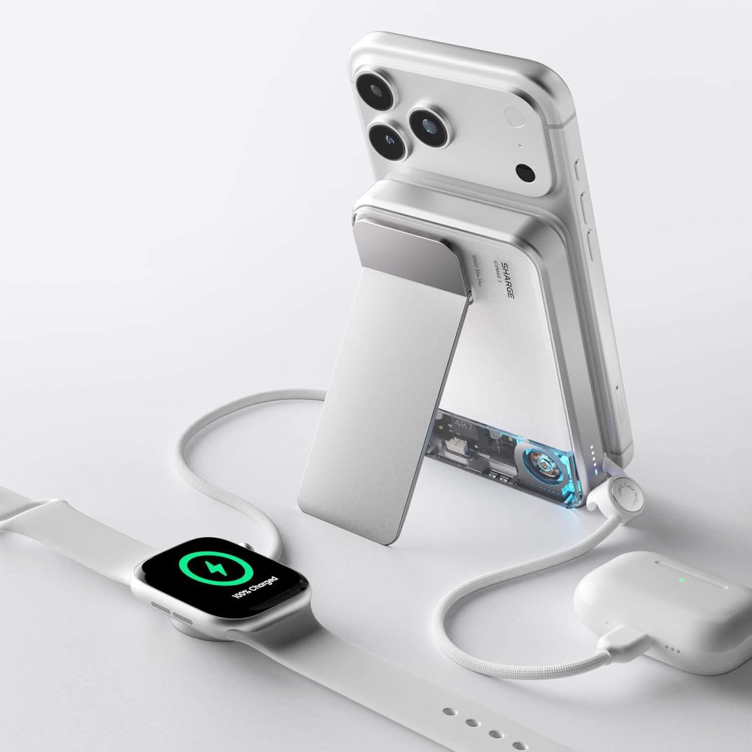 Pixel 100 GaN Charger& ICEMAG 3 Magsafe Power Bank Bundle