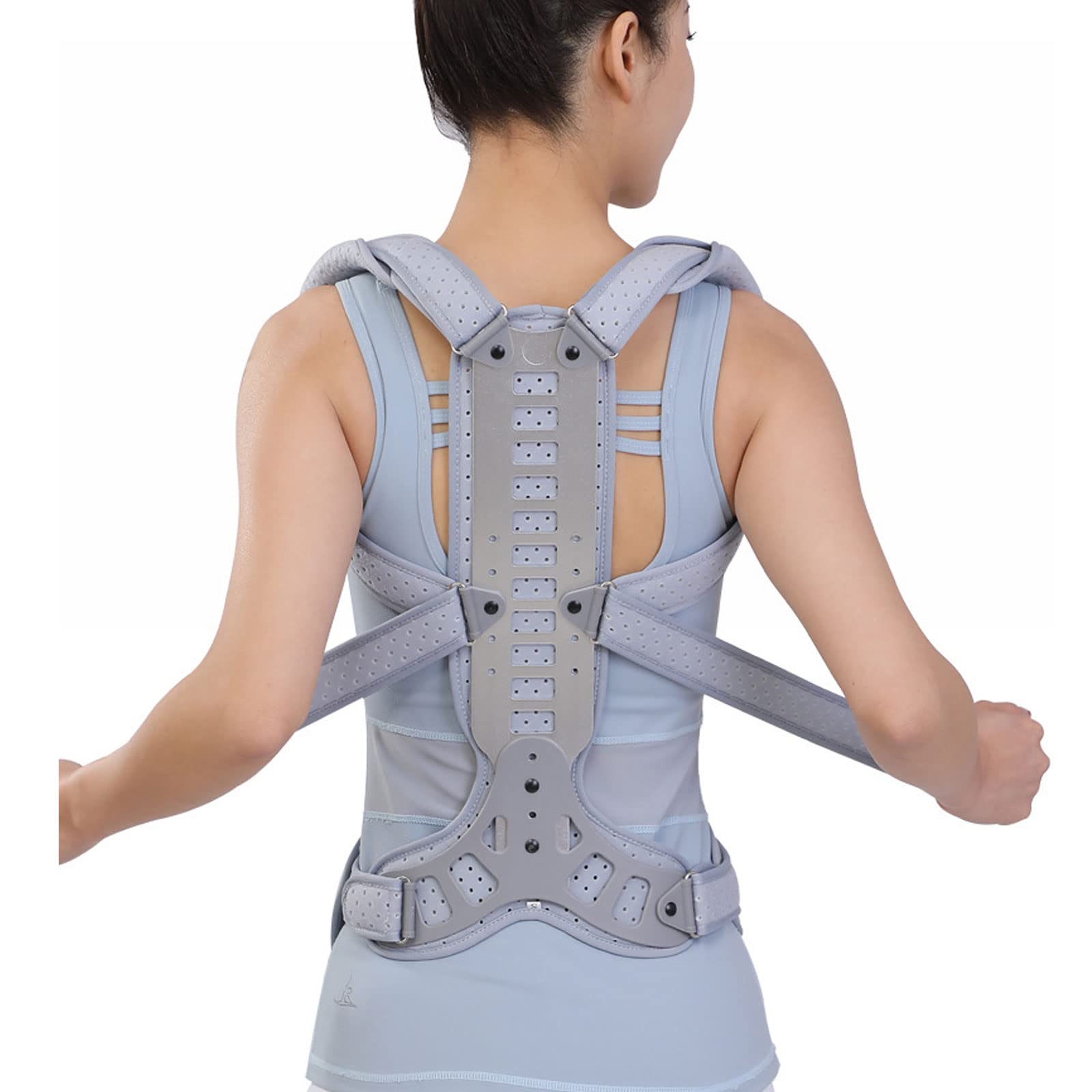 Bretella Cintura di Supporto Regolabile Correttore di Postura della Colonna Vertebrale Correzione della Schiena Fascia Gobba Fascia Lombare Fascia per La Spalla