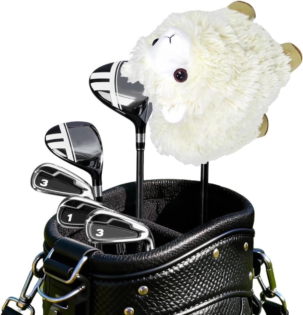 Animal Golf Head Covers The Zoo Cute Plush Doll Fits Over Driver Wood (460cc) Popular with Male and Female a Nice Gift