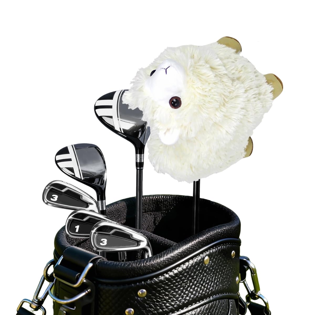 Scott Edward Animal Golf Head Covers The Zoo Cute Plush Doll Fits Over Driver Wood (460cc) Popular with Male and Female a Nice Gift