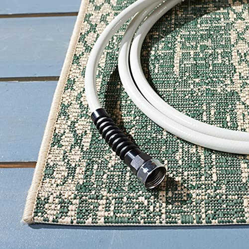 Tapete SAFAVIEH 2' x 3'7" Beige Verde Oscuro miniatura 3