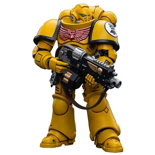 JOYTOY 1/18 Warhammer 40,000 Action Figure Imperial Fists Intercessors Collection Model Birthday Gifts,JT6656 - Imperial Fists Intercessors