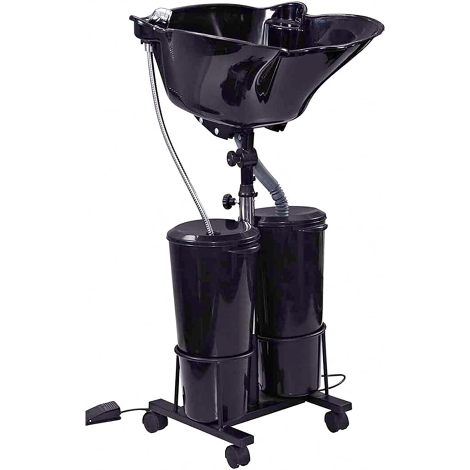 Shampoo Bowl Portable Hairdressing Backwash Unit Salon Wash Hair Basin Sink with Electric Pump and 2 10 L