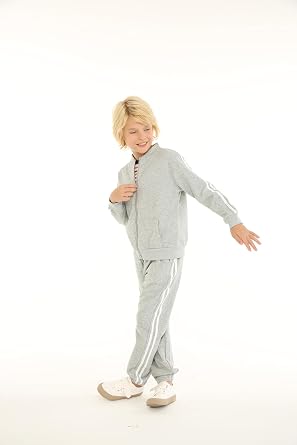 Mud Kingdom Little Boys Jogger Set Long Sleeve Casual Outfits Outerwear