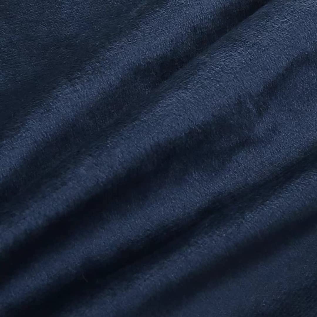 bananair - Cuscino da Lettura per Letto - Tessuto Morbido di Velluto - Imbottitura in Schiuma Molto Confortevole - Supporto Ottimale - Cuscino per Schienale Pratico e Facile da Trasportare (Blu)