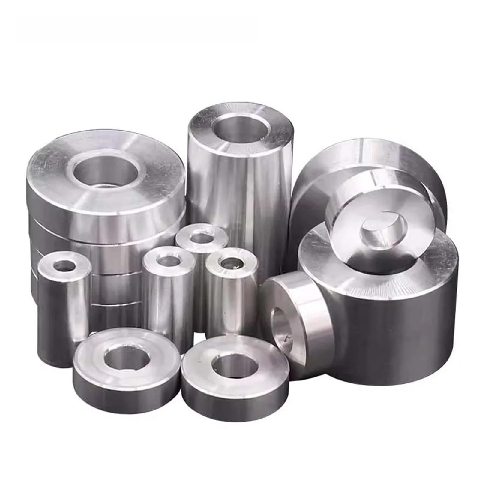 Arandelas de casquillo metálico, 10 Uds diámetro 12 16MM junta de buje M6 sin rosca arandela plana espaciador separación hueco(L 20mm,D6.2xD12xL (10pcs))
