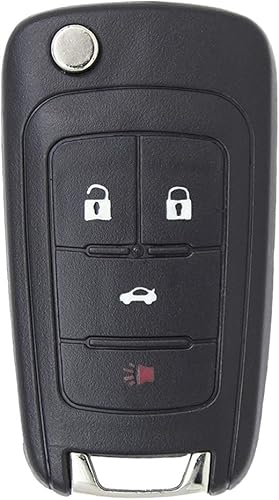 Keyless2Go llavero de apertura remota de 4 botones para Camaro Equinox Verano Sonic y otros vehículos que utilizan FCC OHT01060512
