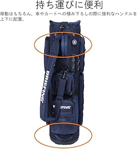 Amazon.co.jp: [ブリーフィング] GOLF ゴルフ キャディーバッグ