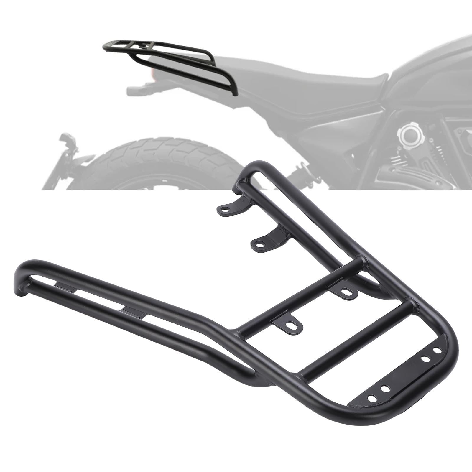 Ausla Support de Bagages Arrière Porte-cargo pour Scrambler 800 2023-2025, Support Haute Résistance avec capacité de 10 Kg, Tubes sans soudure.