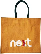 Mats Avenue Hand Crafted Extra Large Jute Shopping Bag Multi Purpose for Shopping Travel, Picnic and Many More 50X44X15 CM Color May Vary