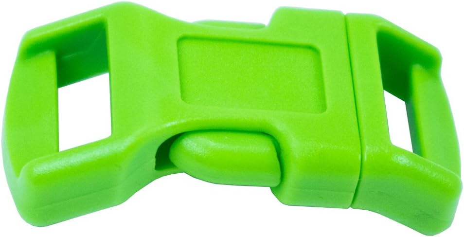 Paracord Planet Buckles – 1/2 Inch – Variety of Colors – Contoured Single Bar & Economy Side Release Double Bar