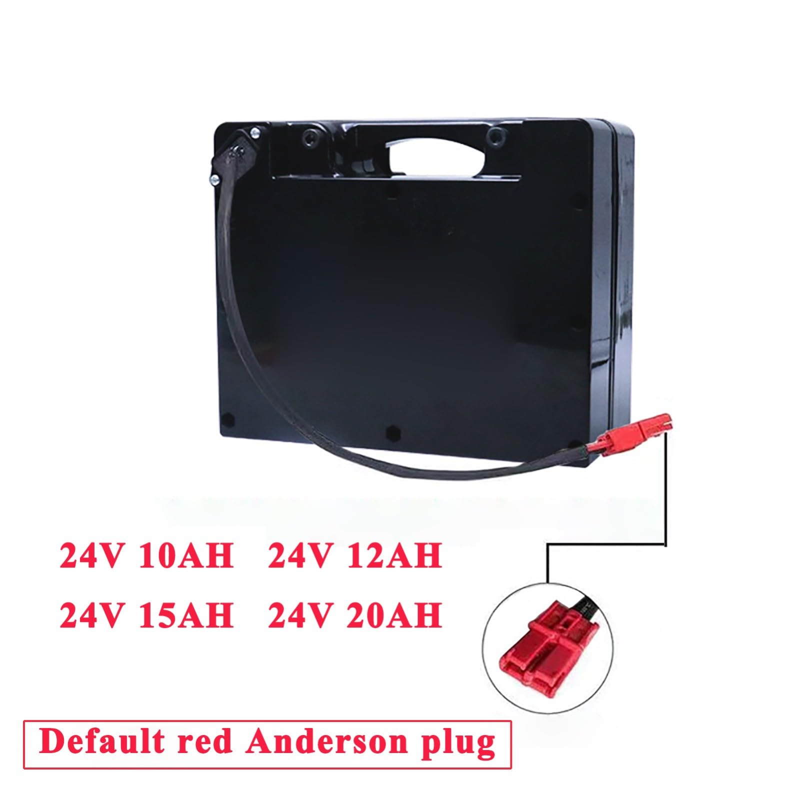 Batería para Silla De Ruedas Eléctrica De 24 V, 10 Ah, 12 Ah, 15 Ah Y 20 Ah, Paquete De Baterías De Litio De 24 V con Cargador Y Conector Anderson Rojo, Batería De Repuesto.