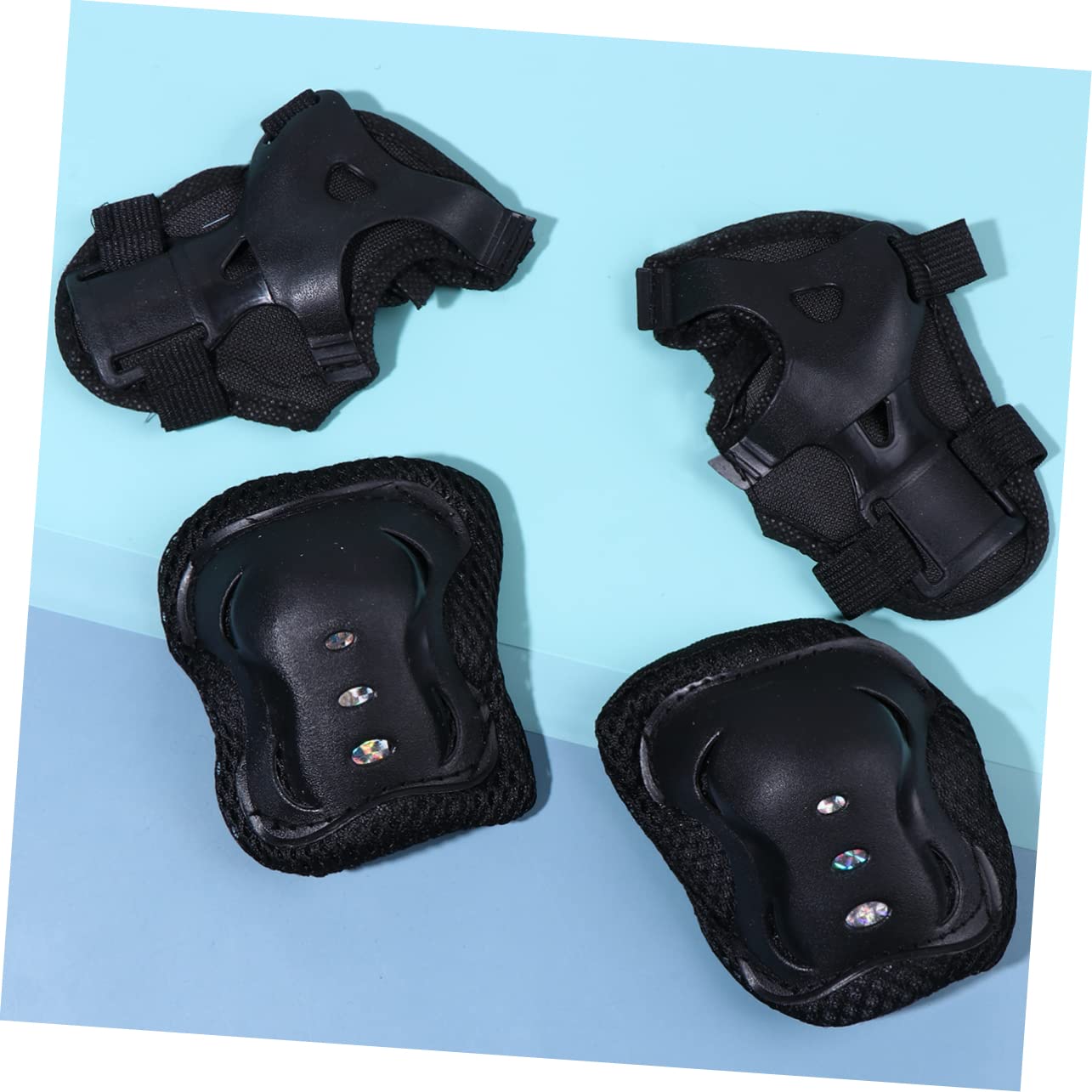 VANZACK 6pcs Roller Skating Knee Pad Adult Elbow Pads Skatings Knee Pads Wrist Guards for Roller Skating Kids'+Bicycles Adult Skateboard Sports Protective Gear Cycling Protective Gear Bike