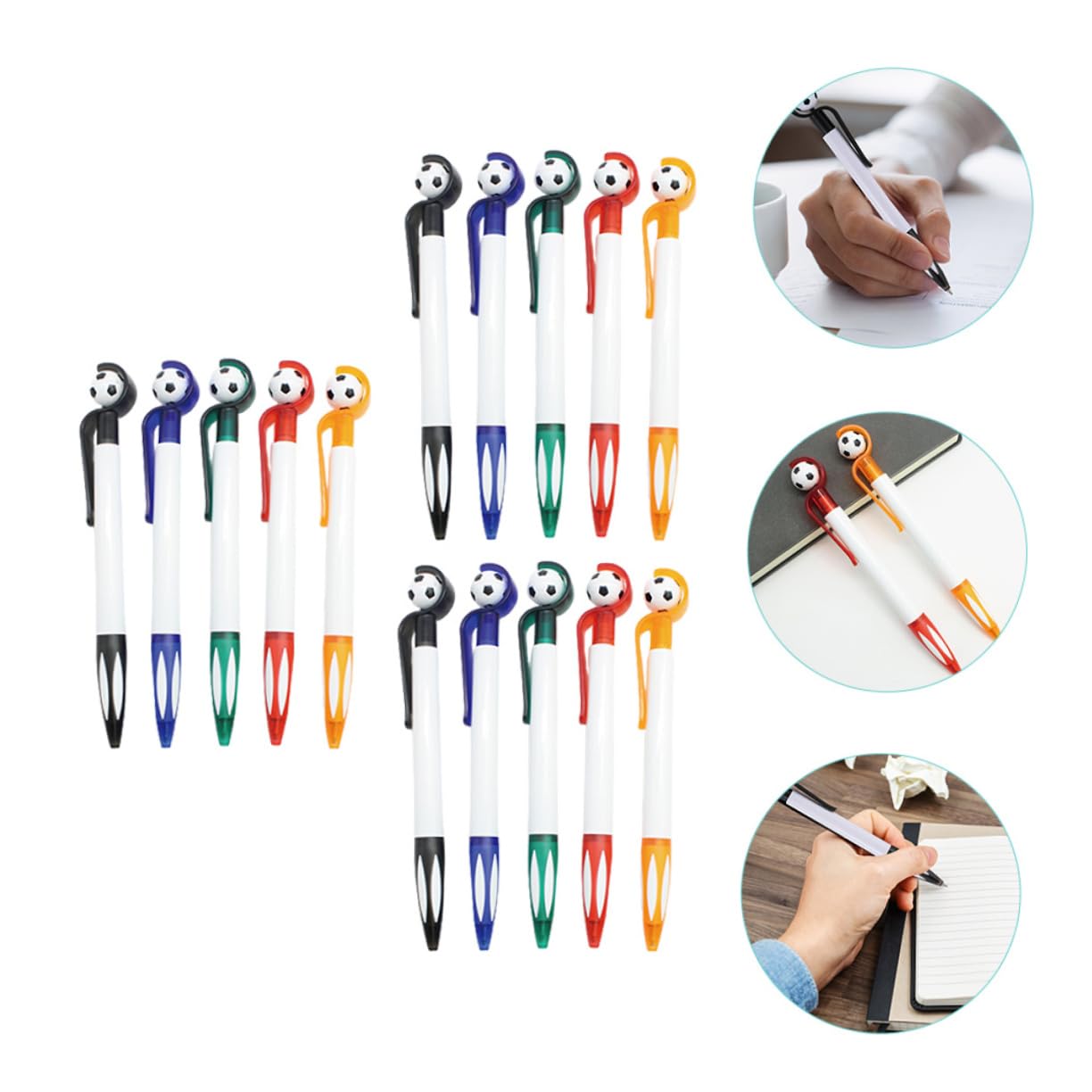 45 Pz penna a sfera da calcio penne a sfera penne a sfera scolastiche gadget scuola penne decorative penne a sfera da calcio penne da scrittura scolastiche plastica