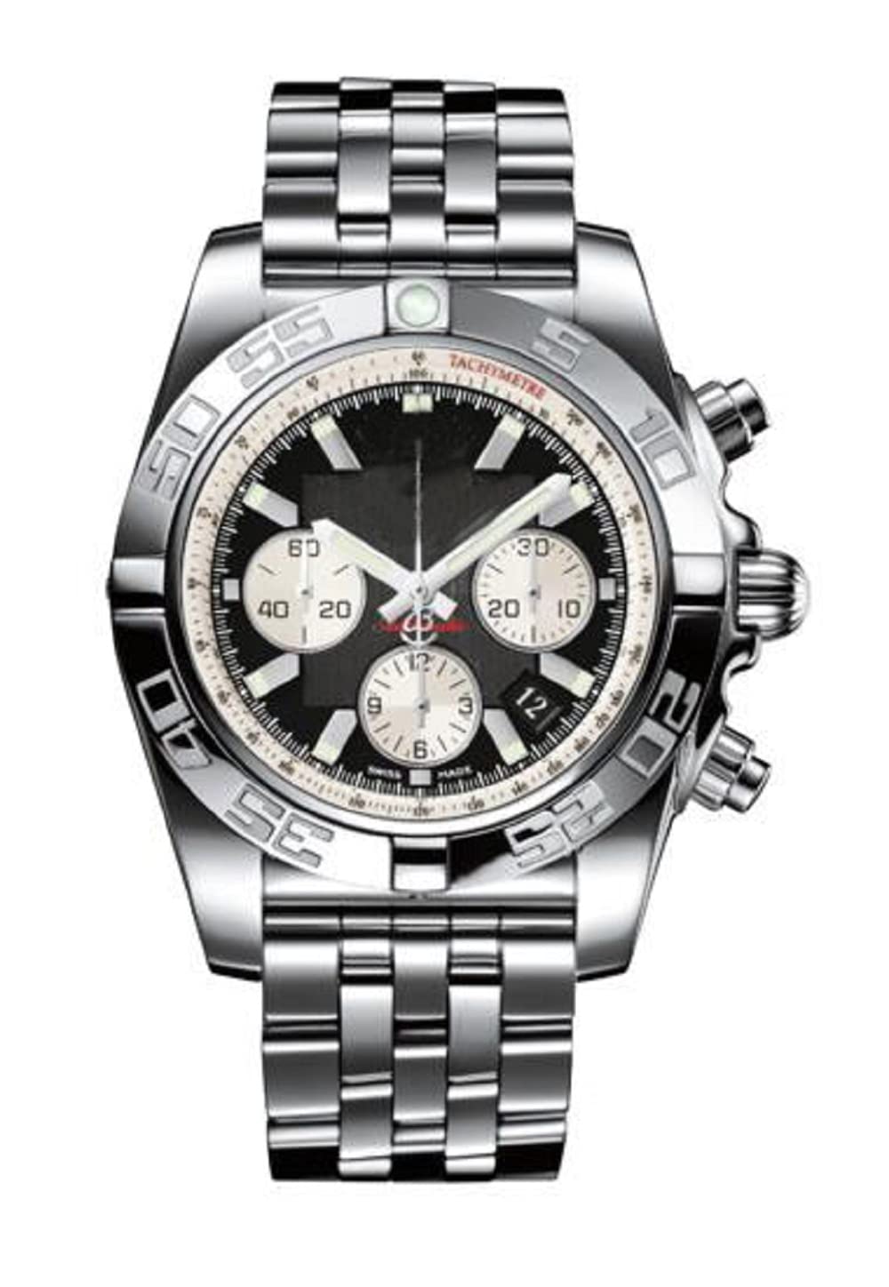 HHBB AAA+ Luxury Men's Automatic Mechanical Watch Chronograph Sapphire Crystal Stainless Steel Sports Watch