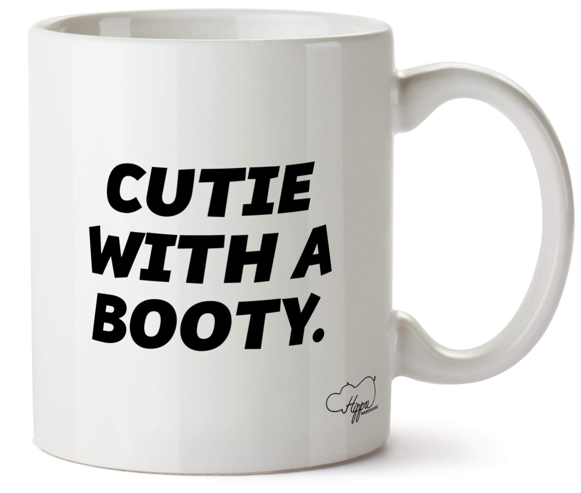 HippowarehouseCutie with a Booty Printed Mug Cup Ceramic 10oz