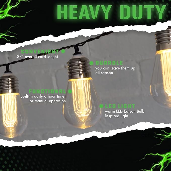 Luces de cadena LED Edison 6 piezas LitezAll miniatura 5