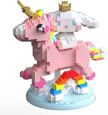 AuHoRa Mini Building Block, Interlocking Building Sets, Mini Size, Cinnamoroll 6033, 949 Pieces for 15 Years Old and Up