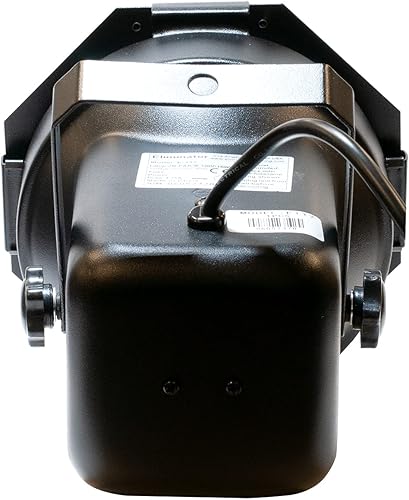 Miniatura 7 de Eliminator Lighting - Luces estroboscópicas y lámpara reflector par, 38 negro con luz de escenario.