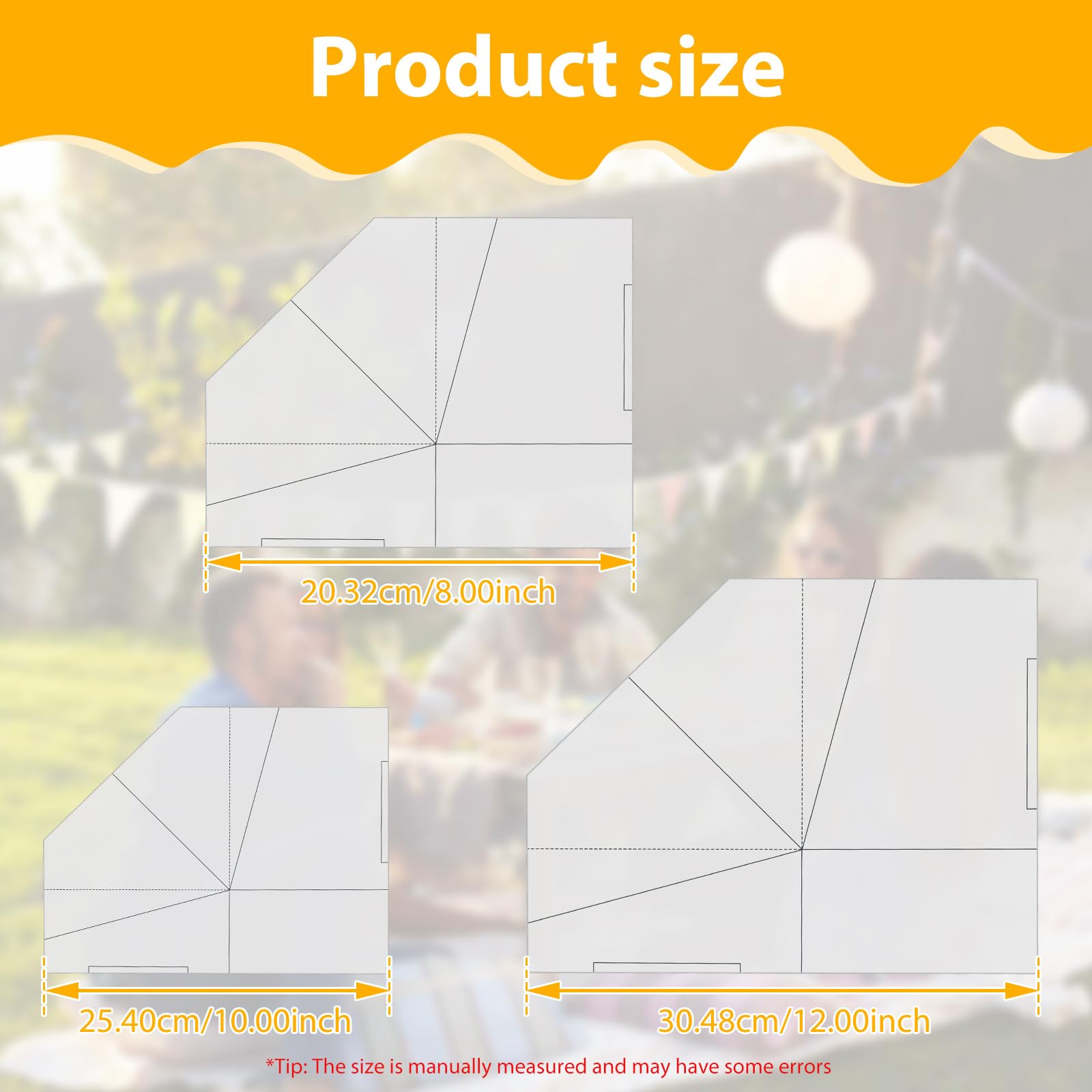 3 Pcs DIY Fabric Foldable Food Basket Sewing Template, Handbag Quilting Template, Acrylic Foldable Food Basket Bag Templates, Creative Patchwork Stencils Basket Bag Template Sewing Ruler