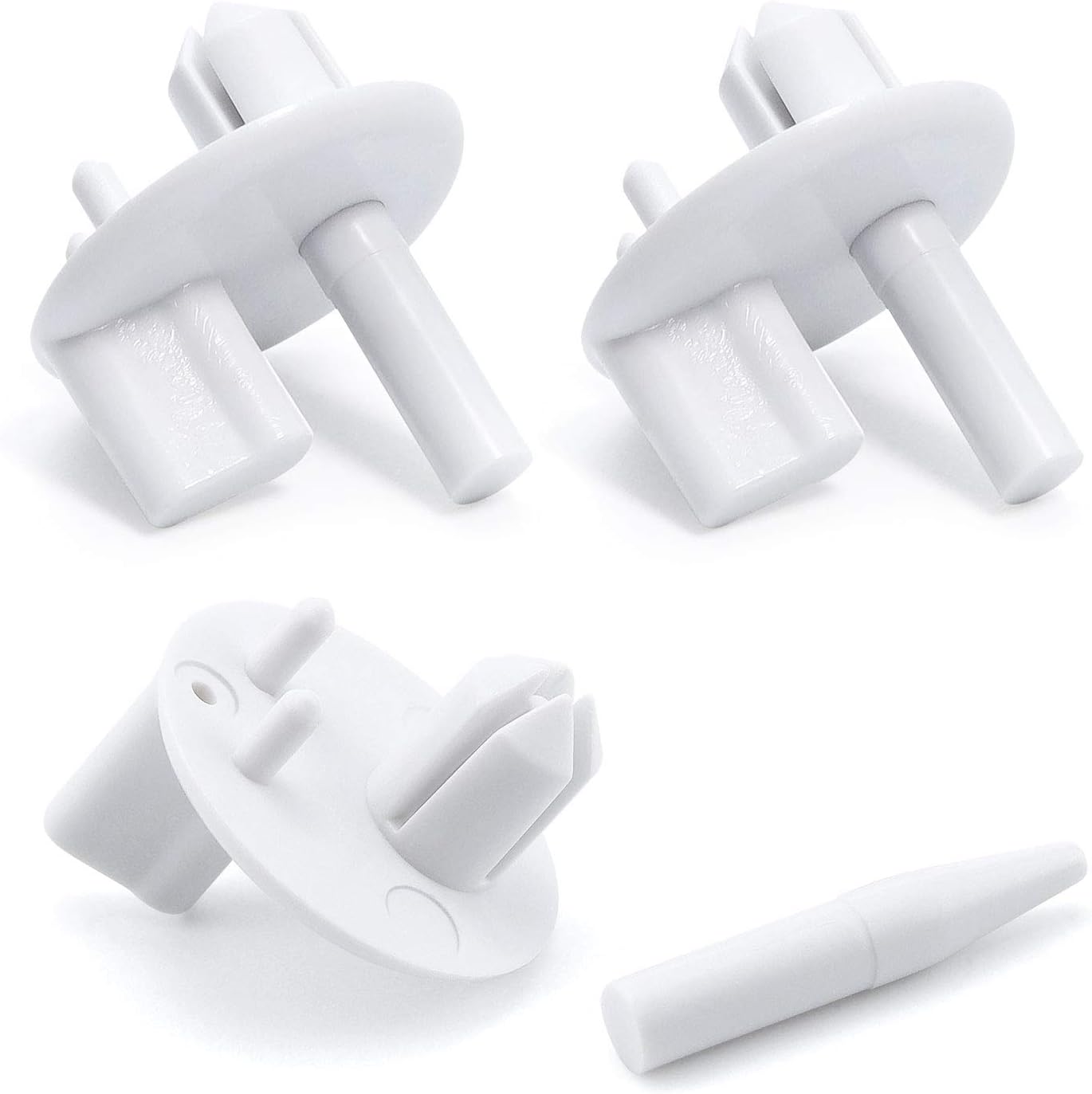 3 Pieces 241993101 Crisper Shelf Cover Support Fit for Frigi-daire Refrigerator Shelf Support Replace 1513081 240350802 AH2358879 AP4393090 EA2358879 PS2358879